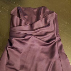 Purple bridesmaid or prom formal dress